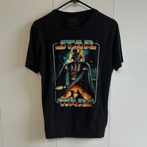 Star Wars Black and Orange Darth Vader Tee